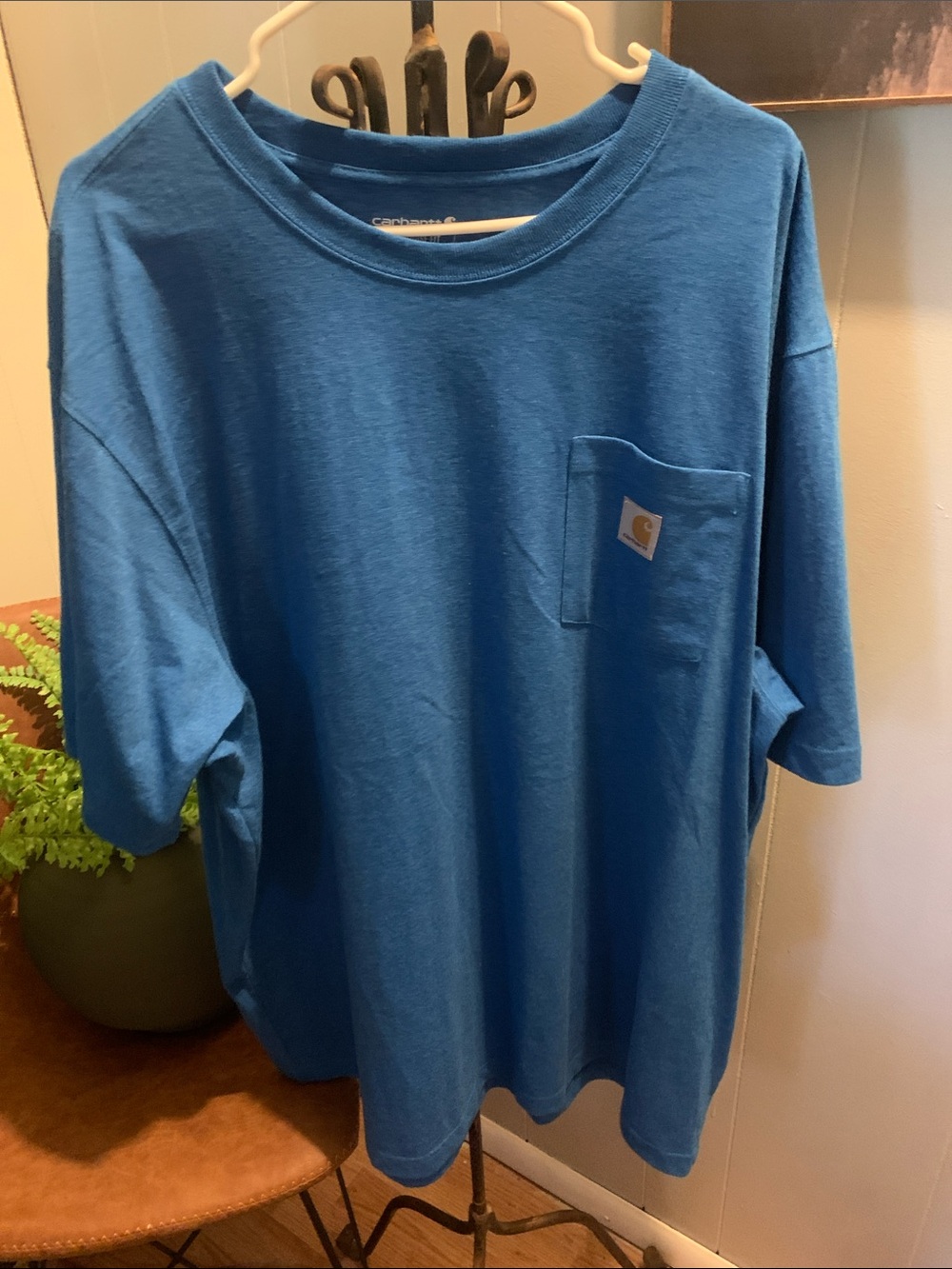 Carhartt Short-Sleeve Pocket Tee in Royal Blue